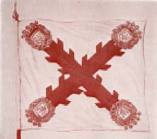 Bandera original del Regimiento de Baza